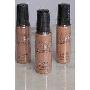 NEW Luminess Air Silk Airbrush Foundation SHADE 4- 0.55 fl oz - SEALED Lot of 3